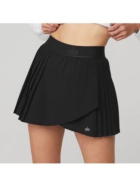 Alo Yoga Aces Tennis Skirt - Black